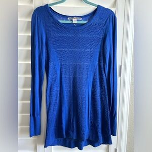 Royal Blue Long Sleeve Blouse